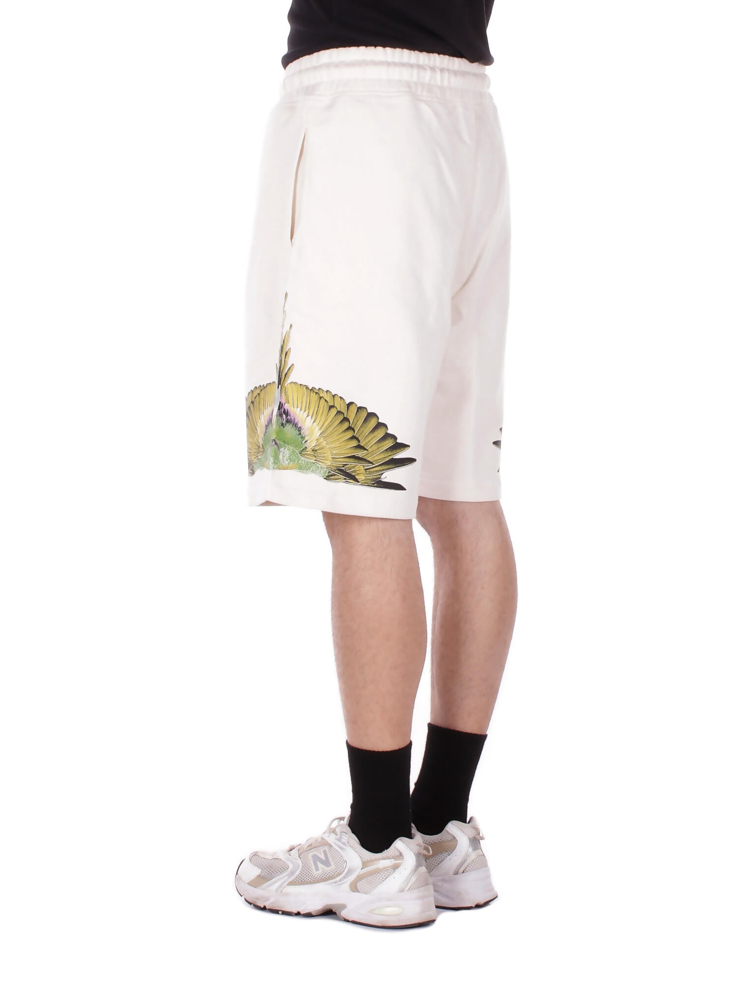 MARCELO BURLON COUNTY OF MILAN Uomo Shorts S6CMMABE033 412 Sweatshorts man Coconut