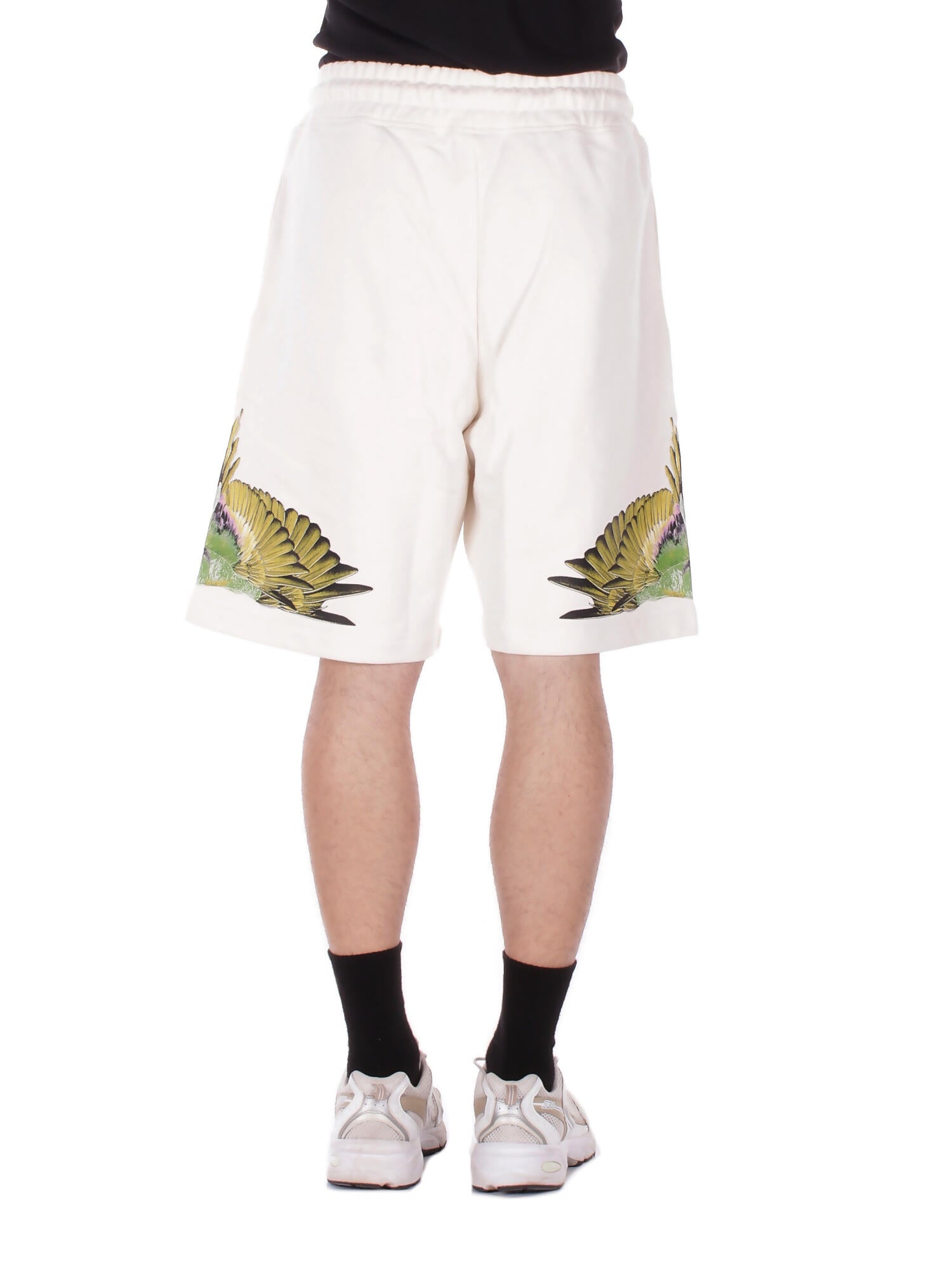 MARCELO BURLON COUNTY OF MILAN Uomo Shorts S6CMMABE033 412 Sweatshorts man Coconut