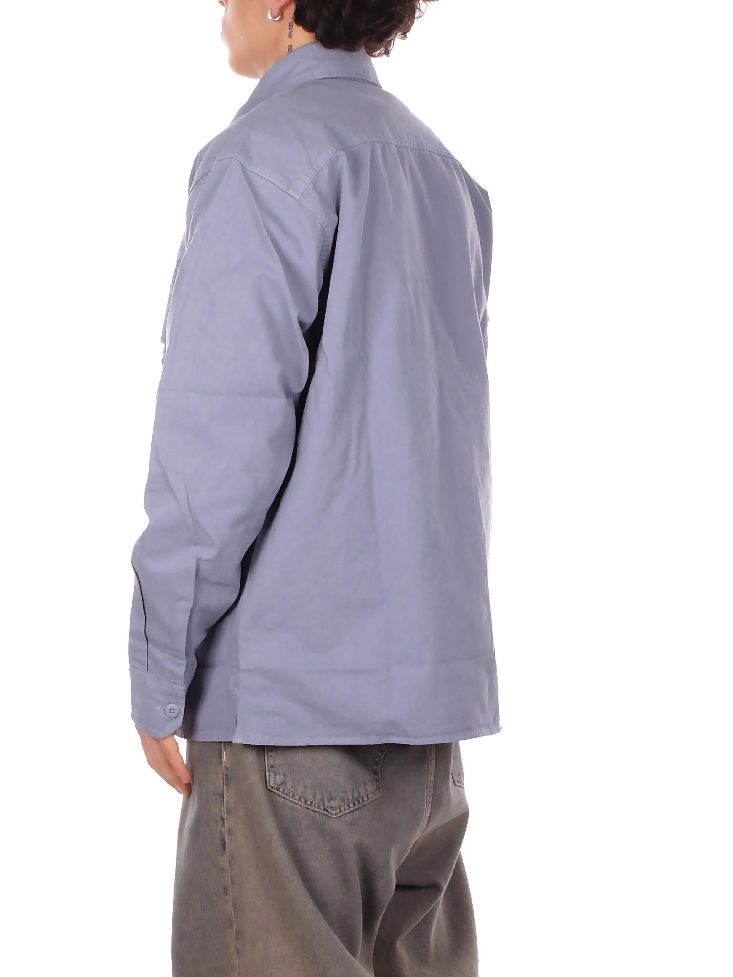 Image of CARHARTT WIP Uomo Camicia I031447 1NKXX Reno shirt jac Grigio chiaro