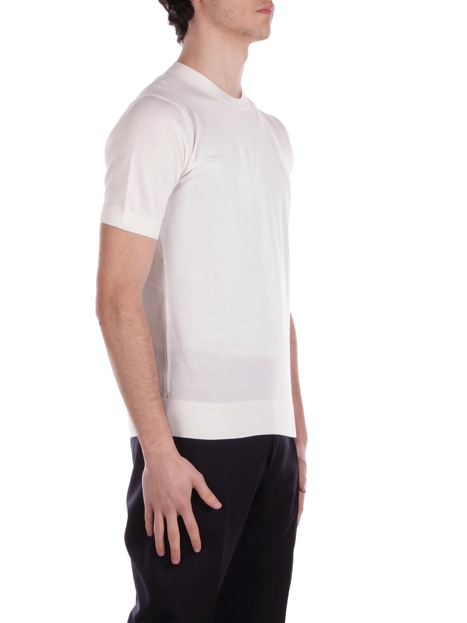 Image of TAGLIATORE Uomo Maglia FOX PE PWE25 PANNA Tre quarti Panna