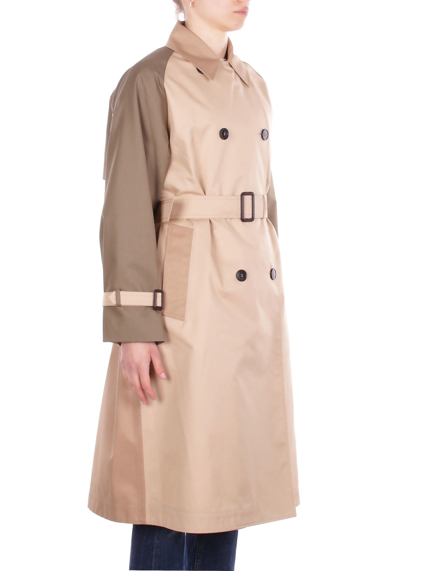 Image of MAX MARA Donna Giubbotto 2615021021600 024 Wkd canasta impermeabile Beige