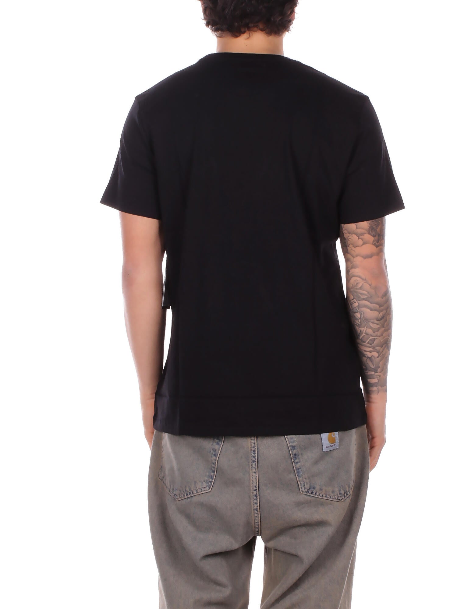 RALPH LAUREN Uomo T-shirt 714844756 006 S\s crew sleep top Black white