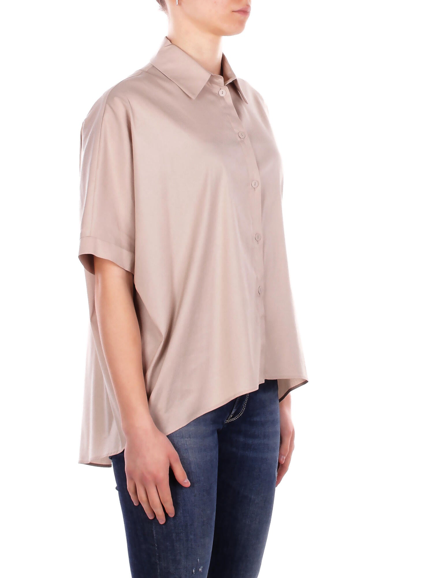 Image of MAX MARA Donna Camicia 2616111029600 011 Bch pittura Sabbia