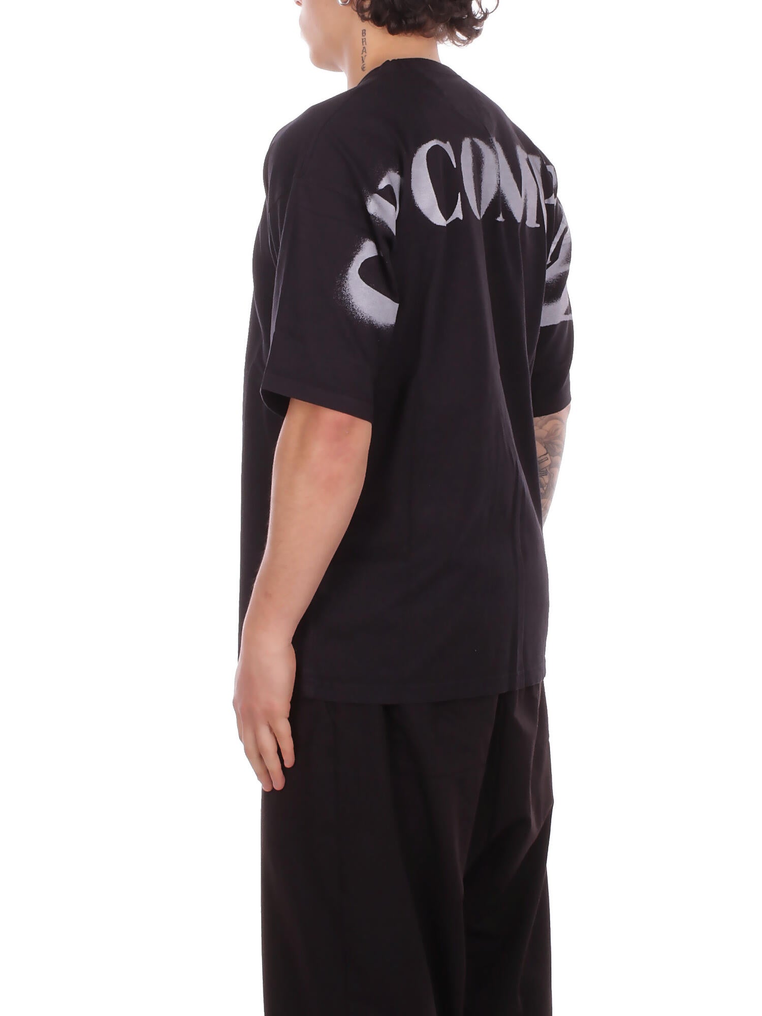 CP COMPANY Uomo T-shirt 20CMTS213A006057O 999 T-shirts short sleeve in 1020 Black