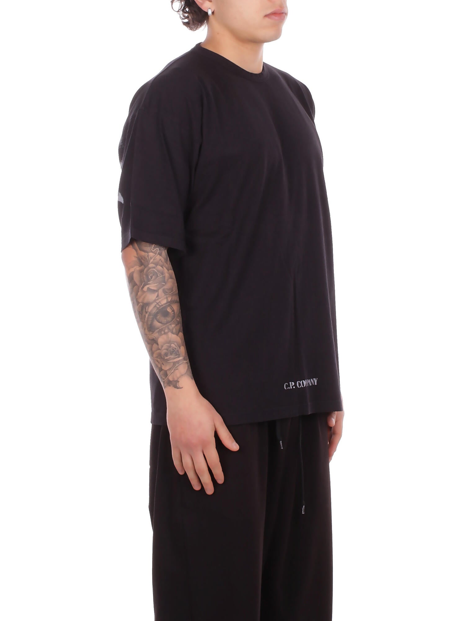 CP COMPANY Uomo T-shirt 20CMTS213A006057O 999 T-shirts short sleeve in 1020 Black