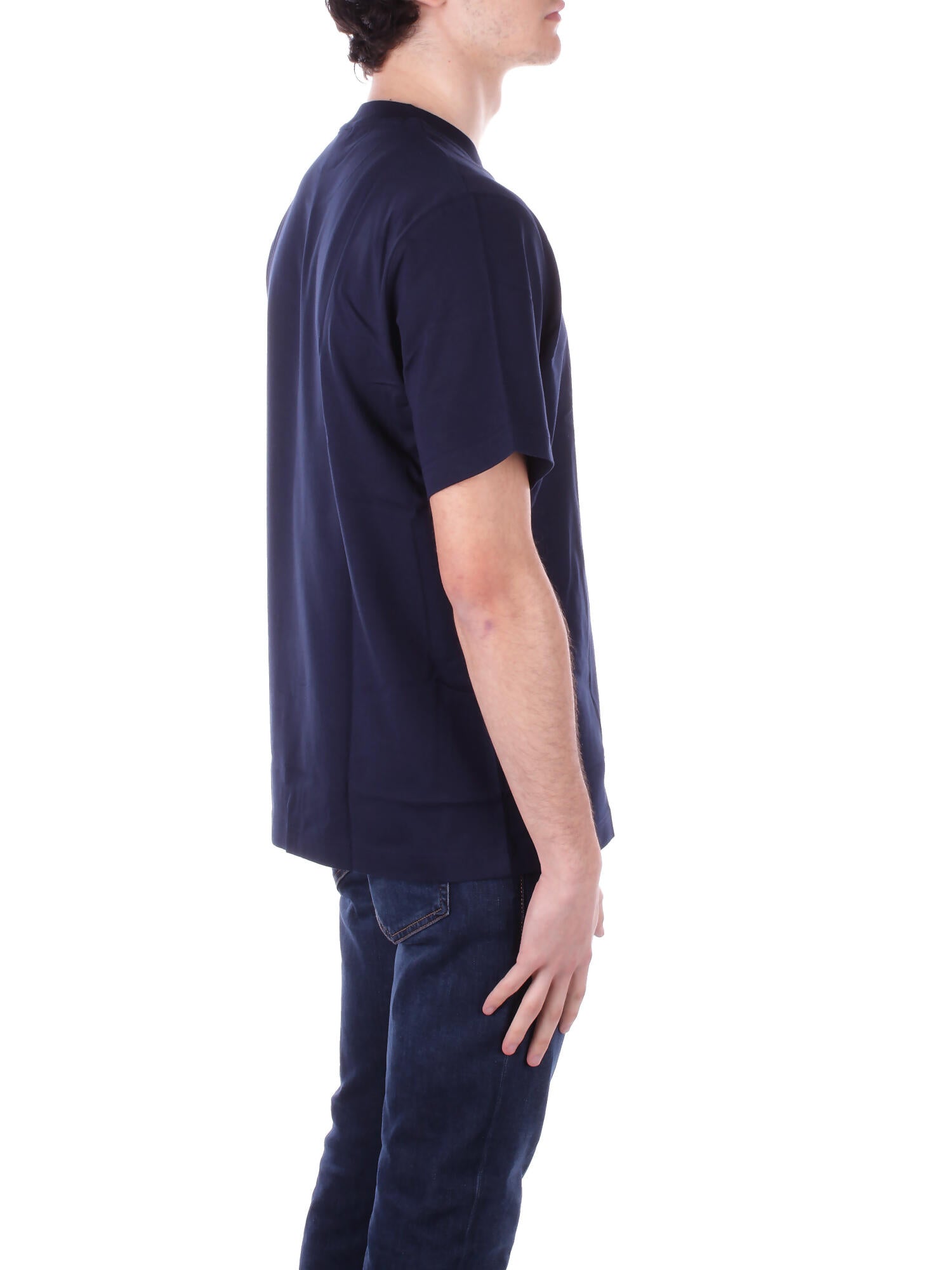 LACOSTE Uomo T-shirt TH7318 166 Tee shirt Blu