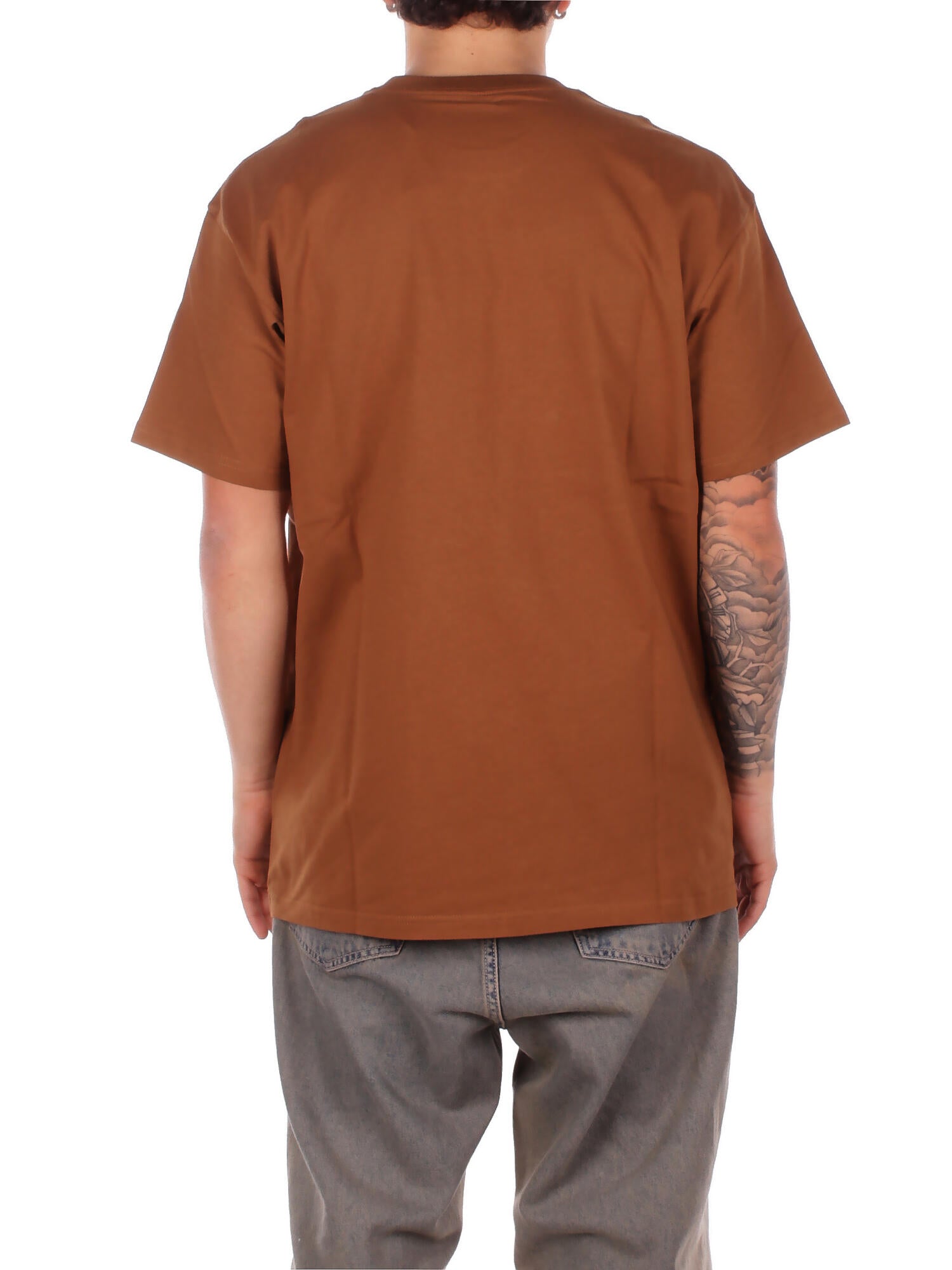 CARHARTT WIP Uomo T-shirt I026391 00YXX S\s chase t-shirt Brown
