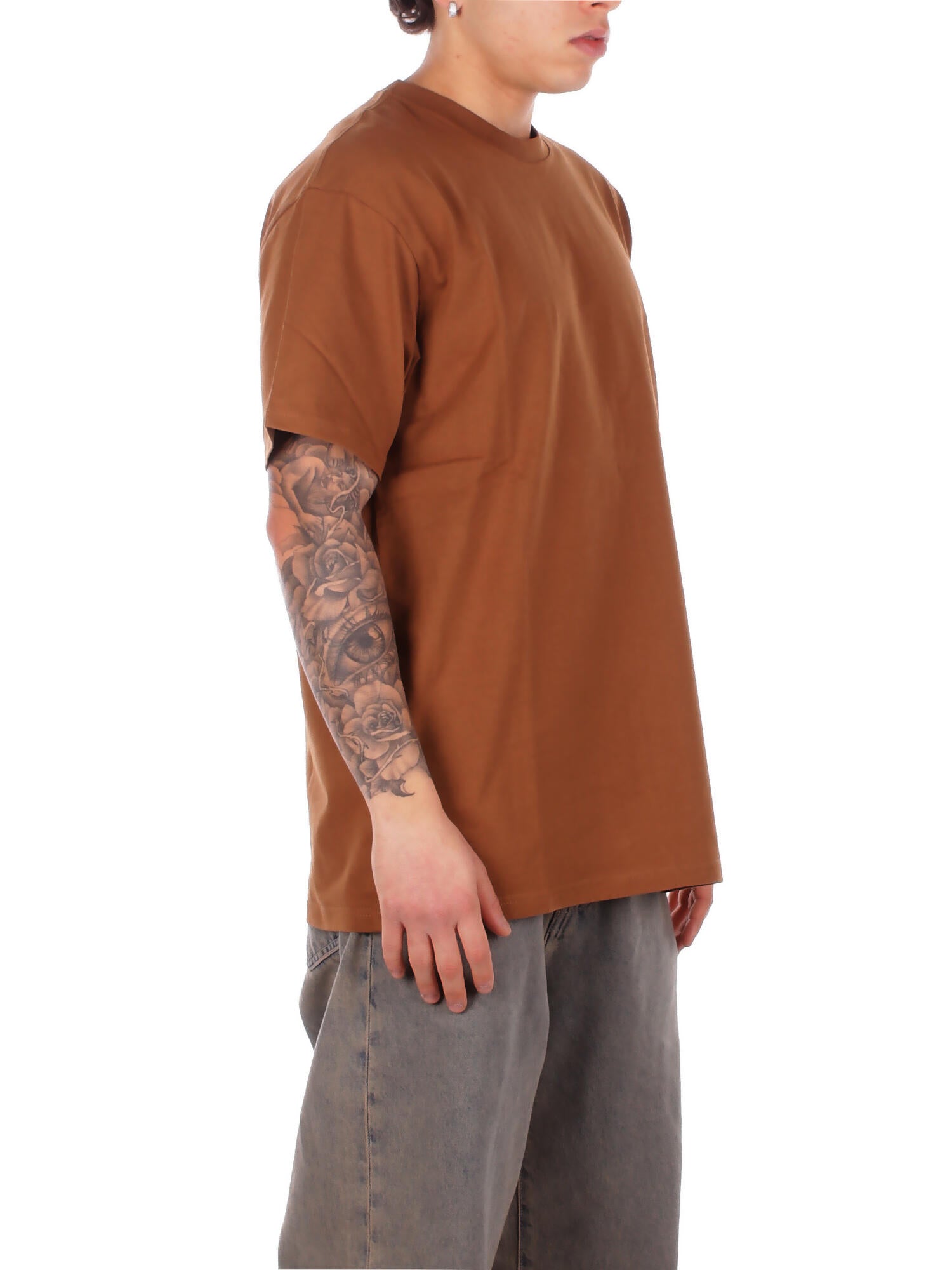 CARHARTT WIP Uomo T-shirt I026391 00YXX S\s chase t-shirt Brown