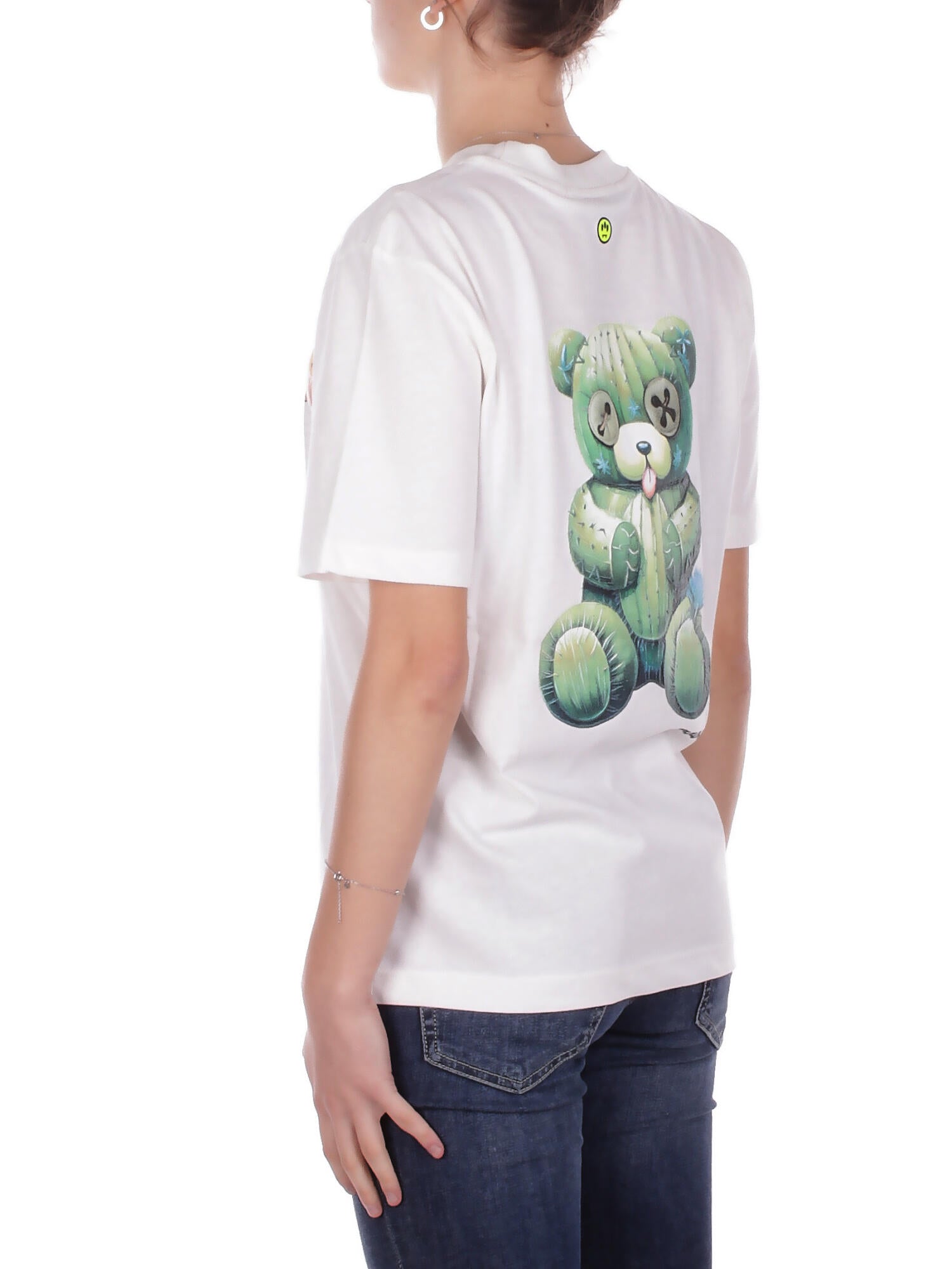 BARROW Unisex T-shirt S6BWUATH079 412 Jersey t-shirt Panna