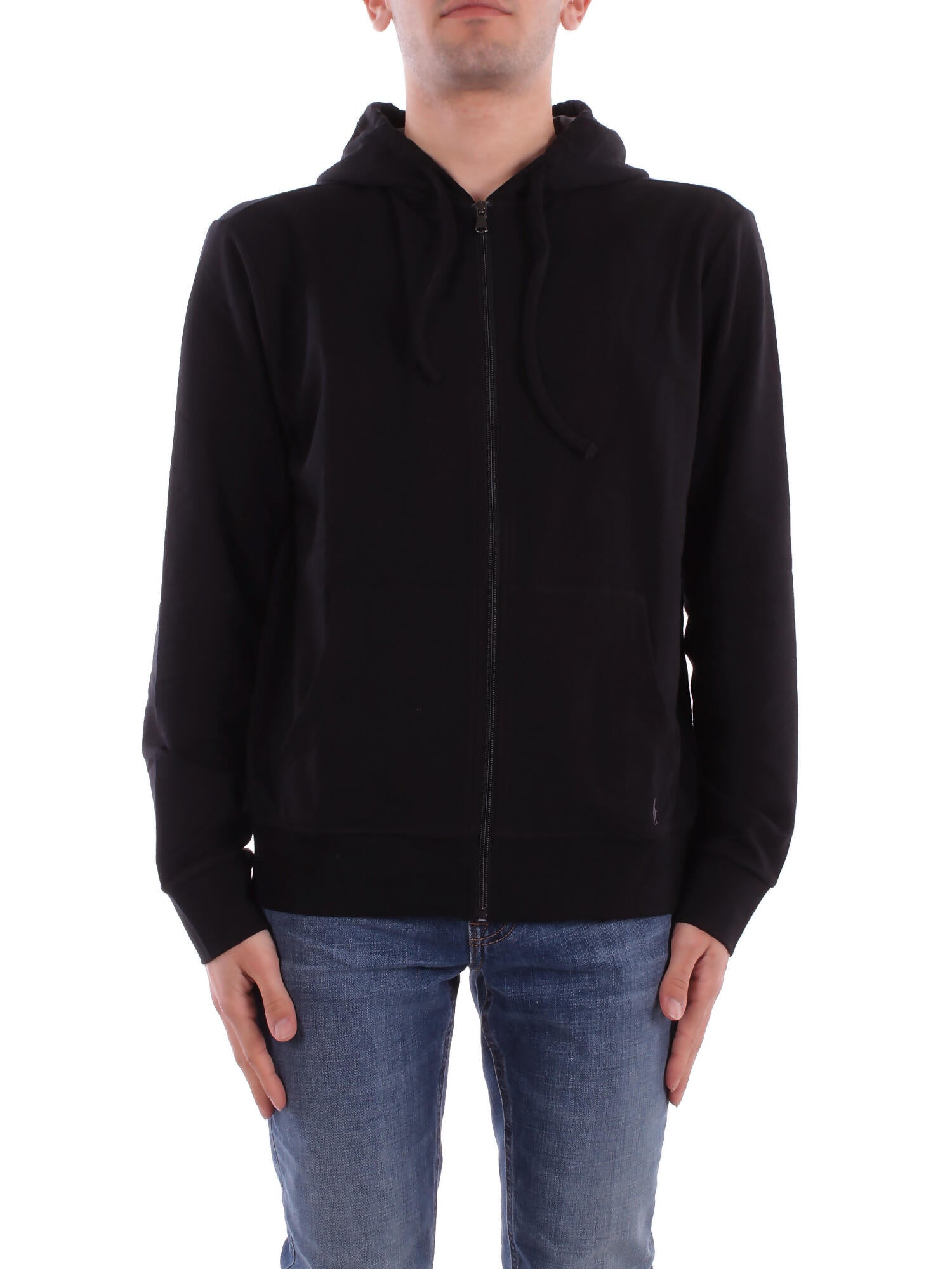 RALPH LAUREN Uomo Felpa 714962527 003 Hoodie lounge top Black