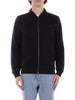 felpa-uomo-fred-perry-black-fp-zip-through-collared-sweats