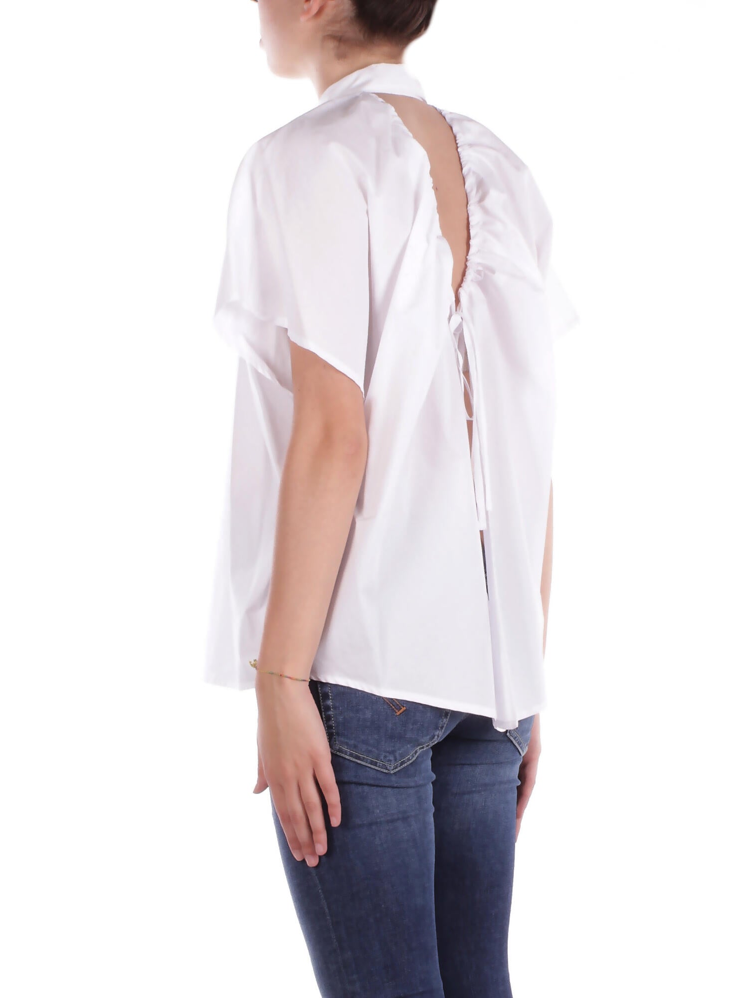 MANILA GRACE Donna Camicia C061CU MA009 Camicia m\c Bianco ottico