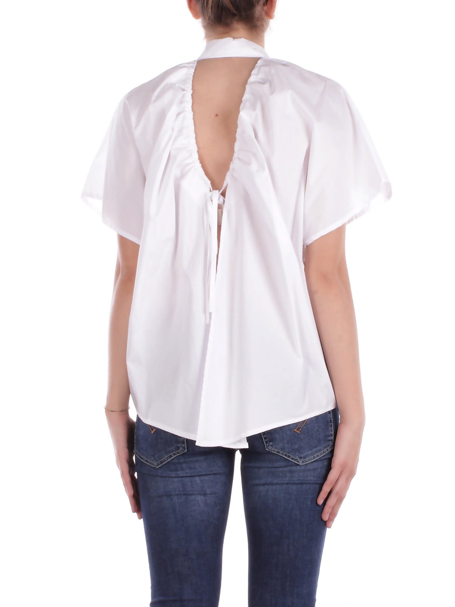 Image of MANILA GRACE Donna Camicia C061CU MA009 Camicia m\c Bianco ottico