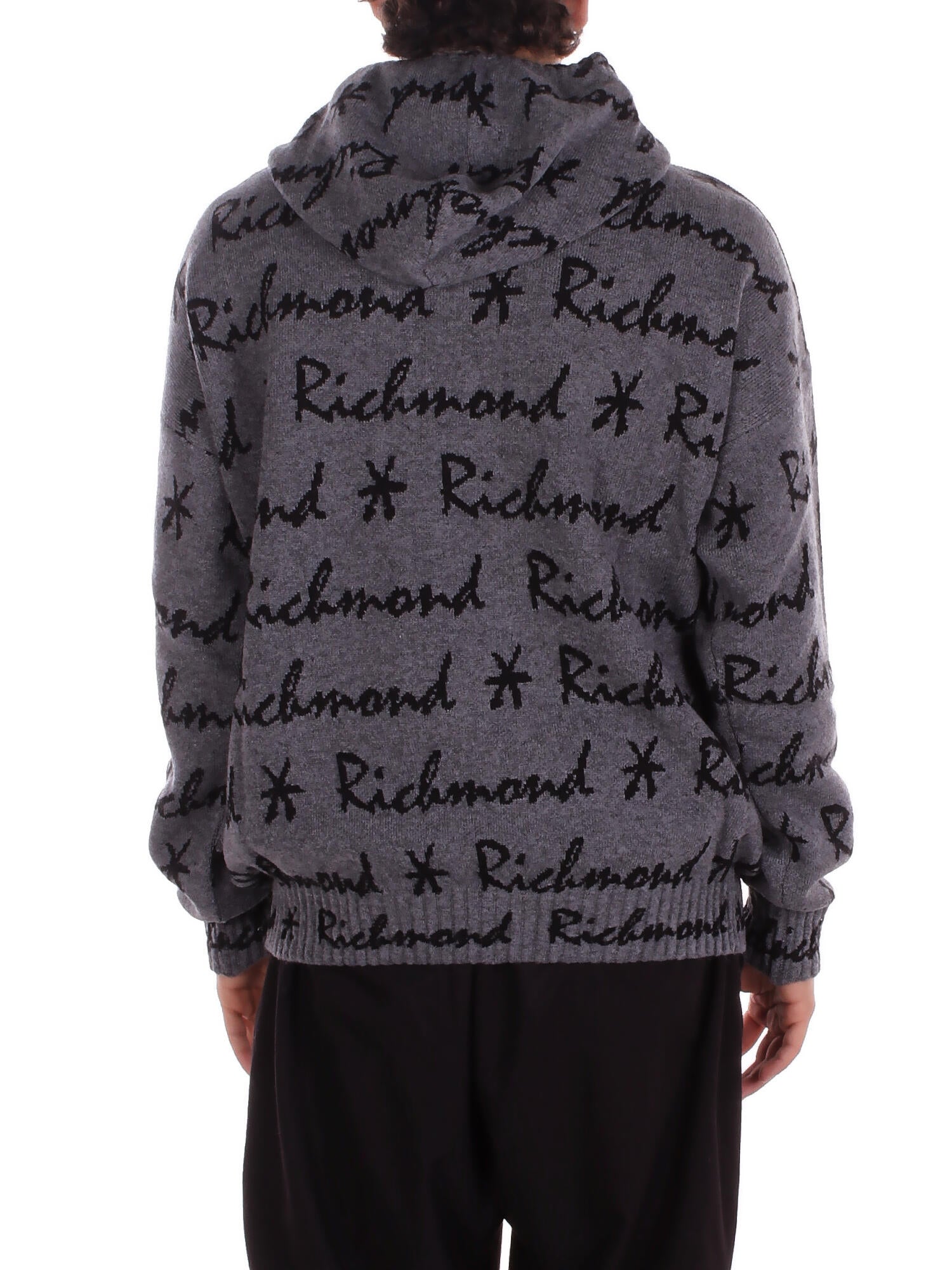 Image of JOHN RICHMOND Uomo Felpa UMA25240MA GREY Sweater makrekis Grey