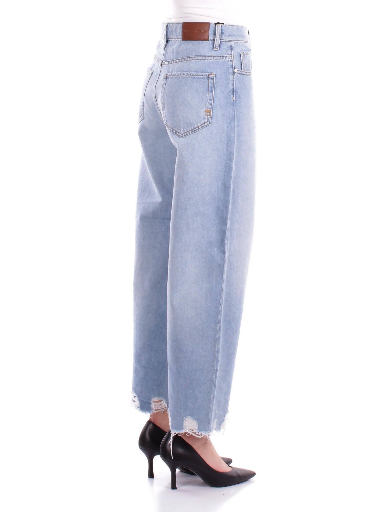 Image of PINKO Donna Jeans 103857A2E5 PJN Estelle egg denim soft touch Denim chiaro
