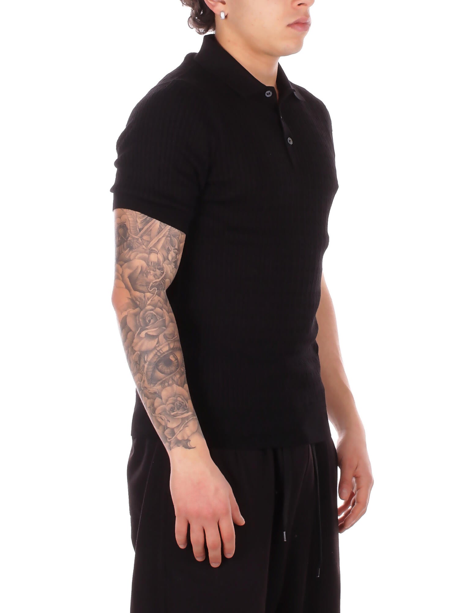 TAGLIATORE Uomo Polo KARTGSE2601 099 Polo abito Nero