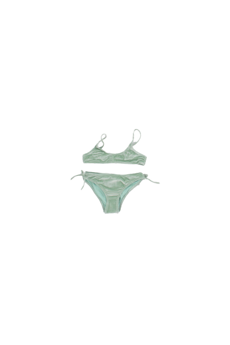 MC2 SAINT BARTH Bambina Costume da bagno PALO002 01078H 53 Paloma jr Verde acqua