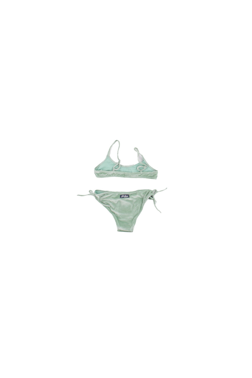 MC2 SAINT BARTH Bambina Costume da bagno PALO002 01078H 53 Paloma jr Verde acqua