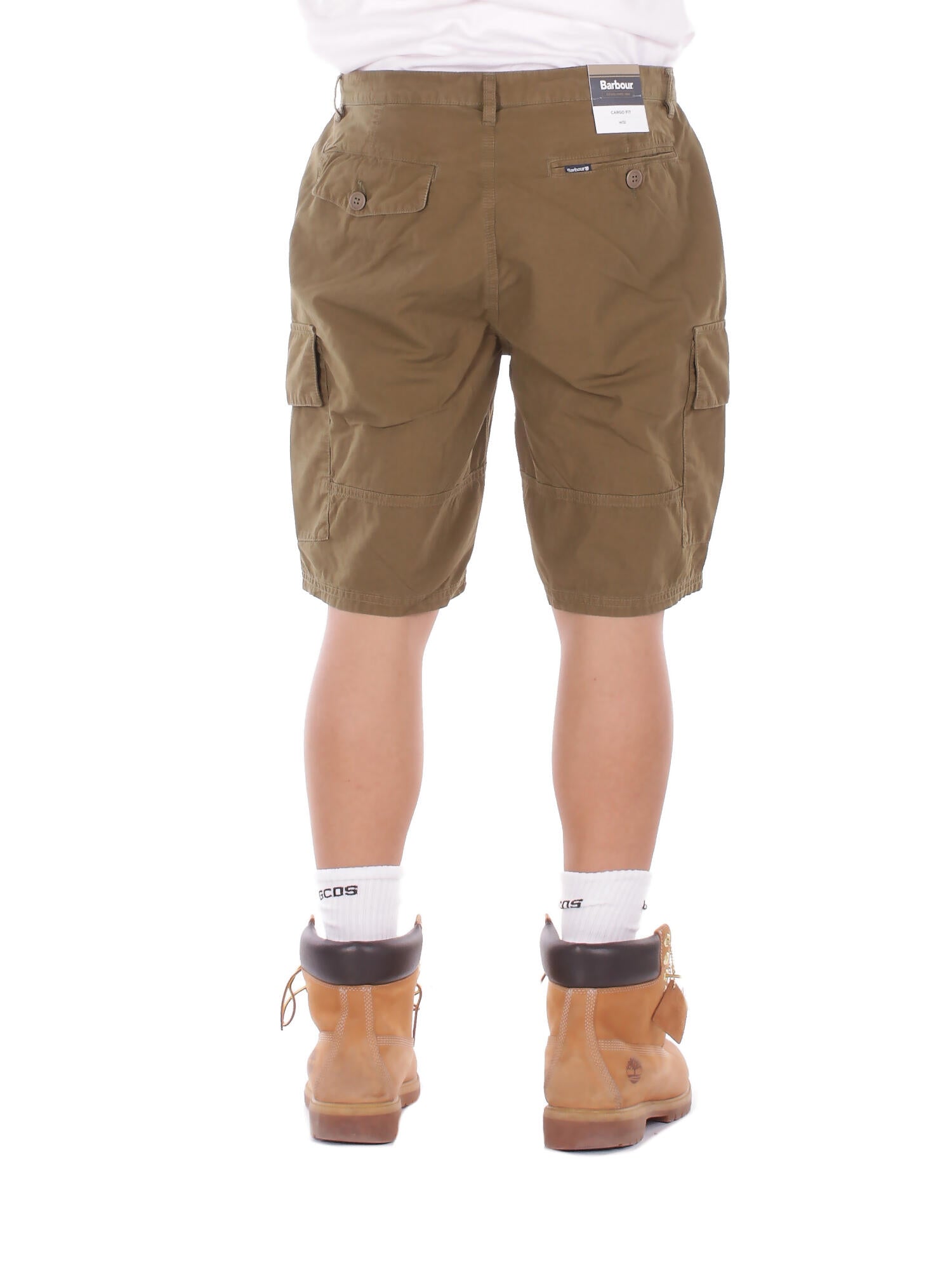 Image of BARBOUR Uomo Shorts MST0060 SG31 Ripstop cargo shorts Sage