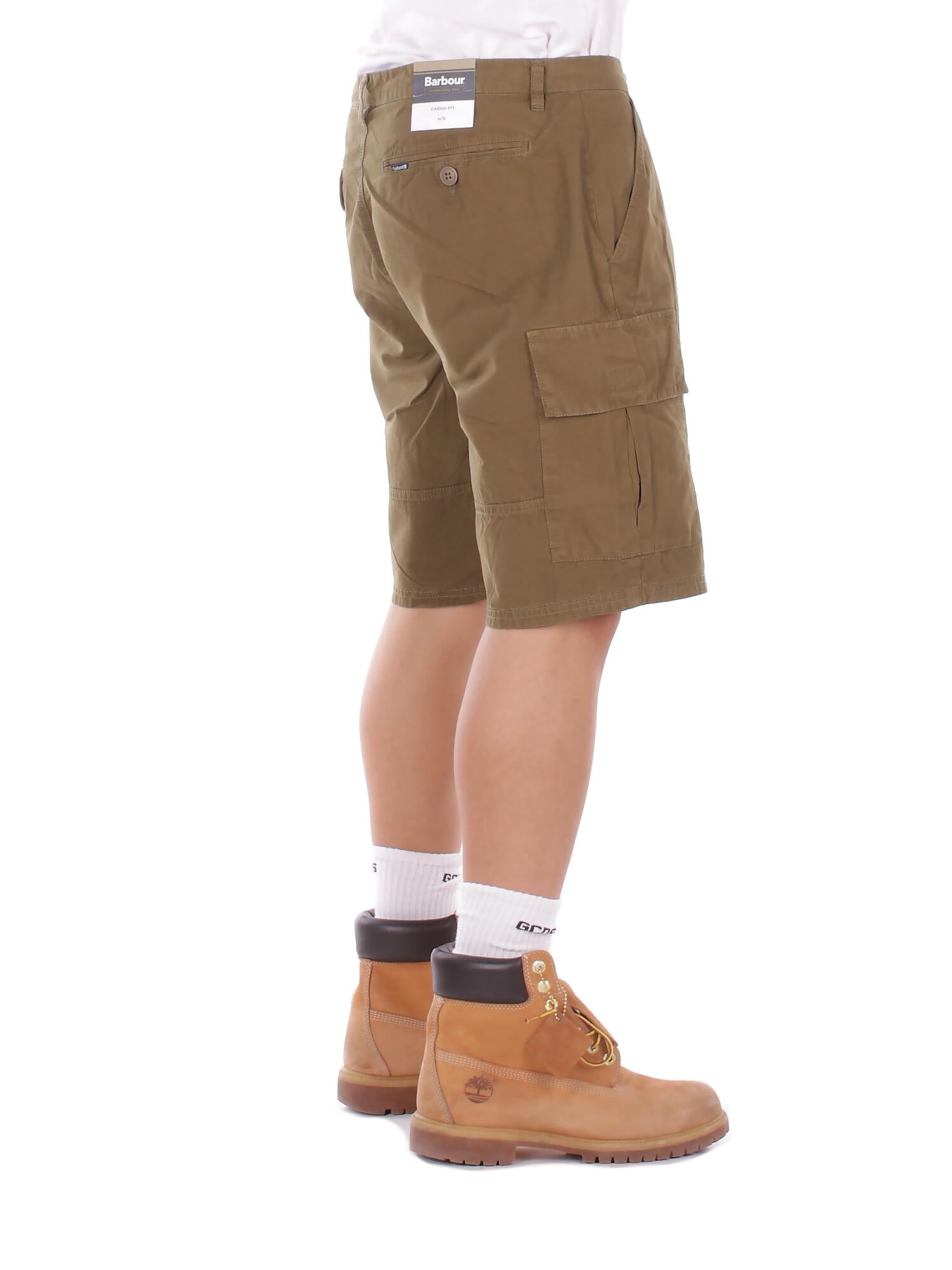 Image of BARBOUR Uomo Shorts MST0060 SG31 Ripstop cargo shorts Sage
