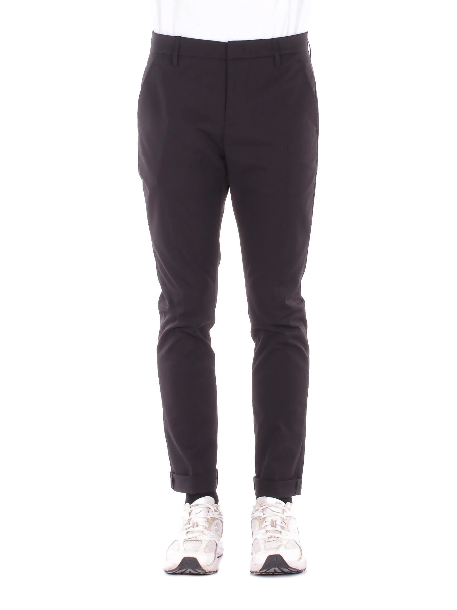 DONDUP Uomo Pantalone UP235 OS0121002 999 Pantalone gaubert Nero