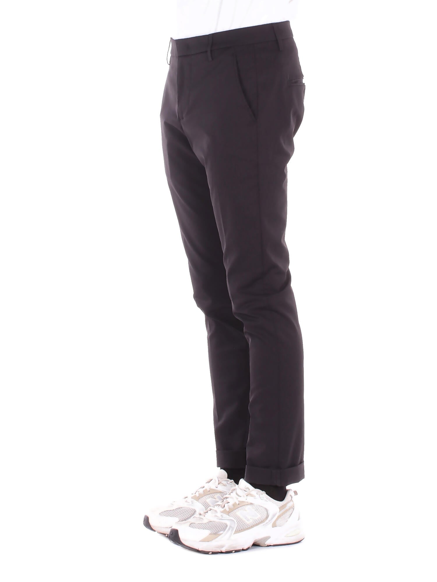 DONDUP Uomo Pantalone UP235 OS0121002 999 Pantalone gaubert Nero