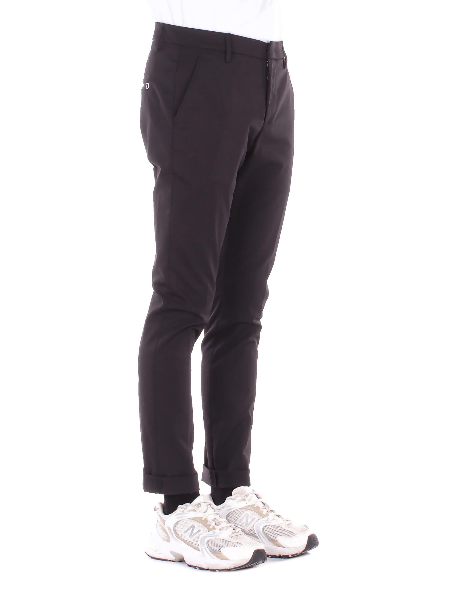 DONDUP Uomo Pantalone UP235 OS0121002 999 Pantalone gaubert Nero