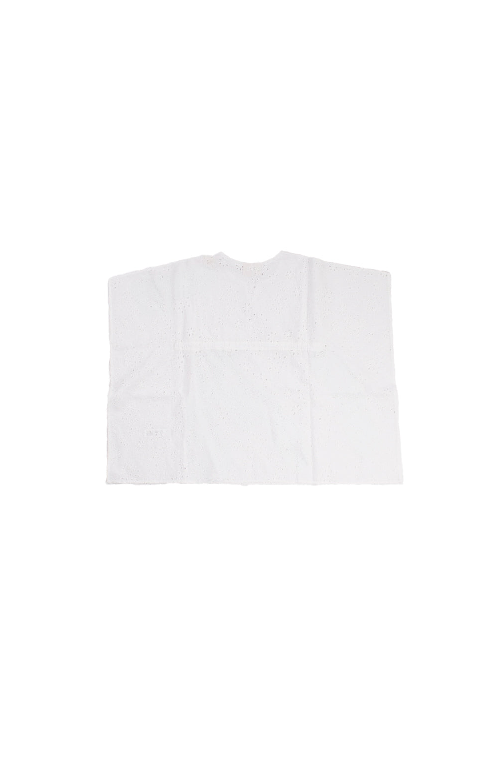 MC2 SAINT BARTH Bambina Abito KAT0001 04037H 01 Kate cot flower embroidery Bianco