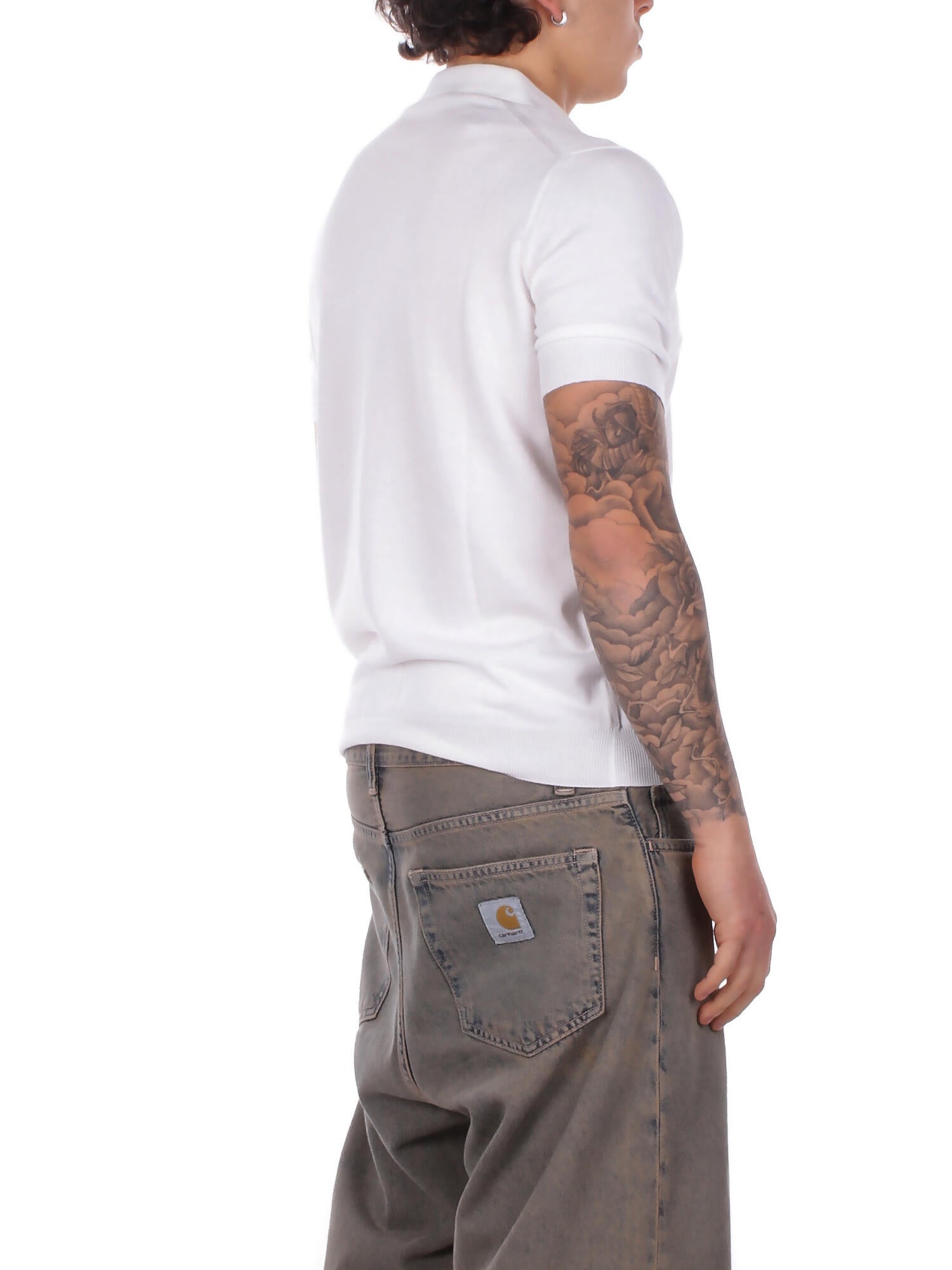Image of TAGLIATORE Uomo Polo KEITHGSE2601 002  Bianco