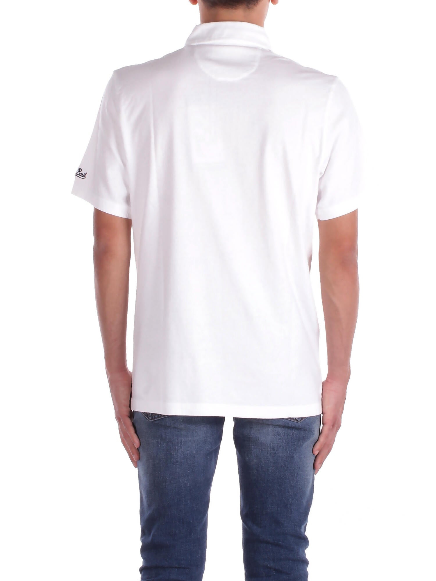 Image of MC2 SAINT BARTH Uomo Polo BRGH001 00032H 01N Brighton White