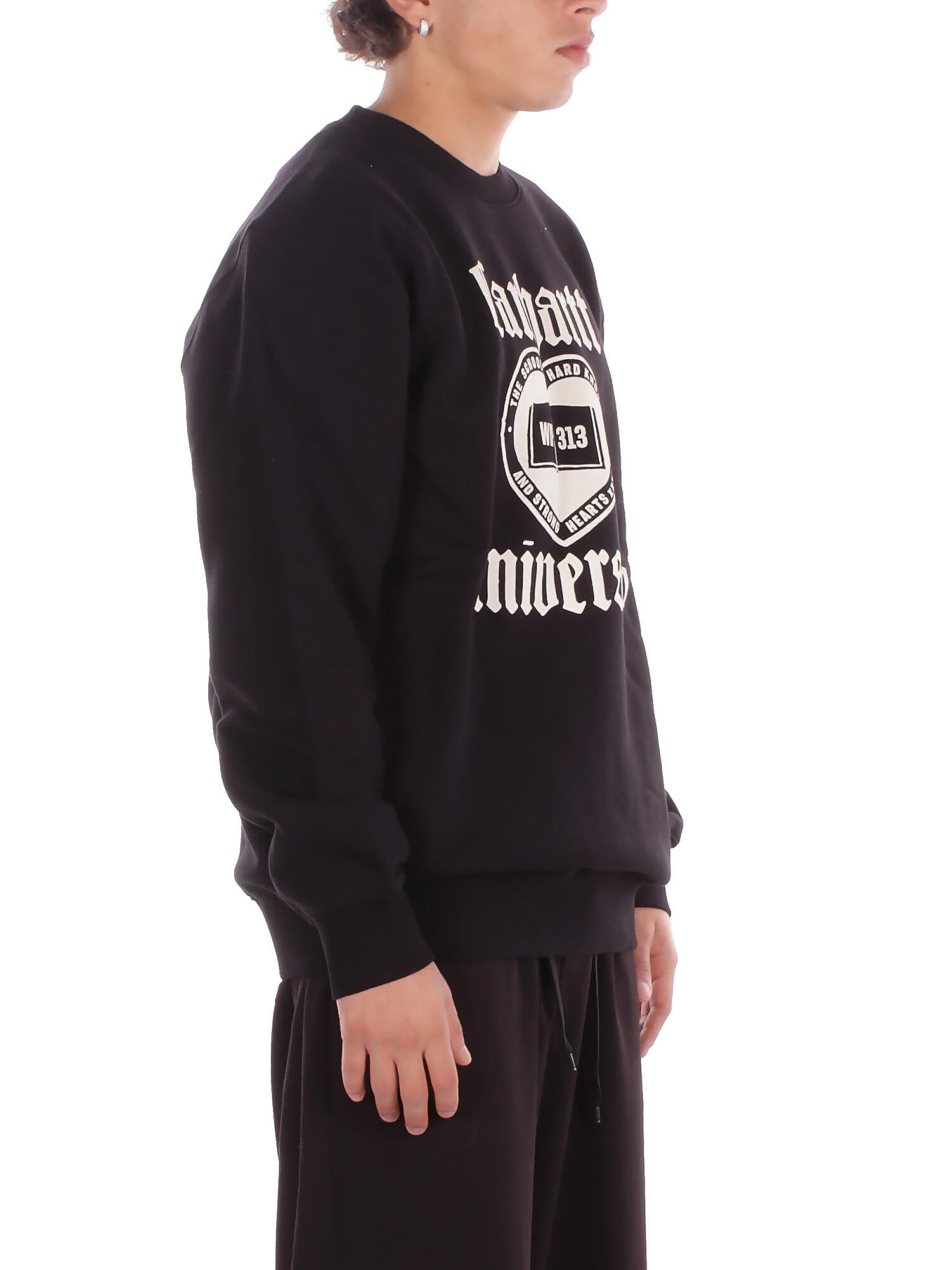 Image of CARHARTT WIP Uomo Felpa I035642 89 XX Schooling sweatshirt Black