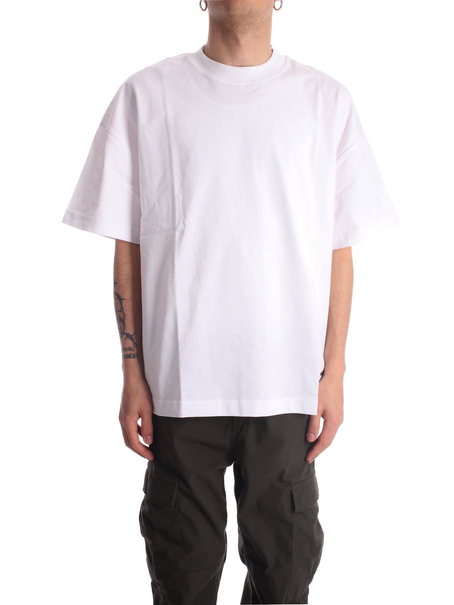 Image of CARHARTT WIP Uomo T-shirt I031373 00AXX S\slink script t-shirt White black