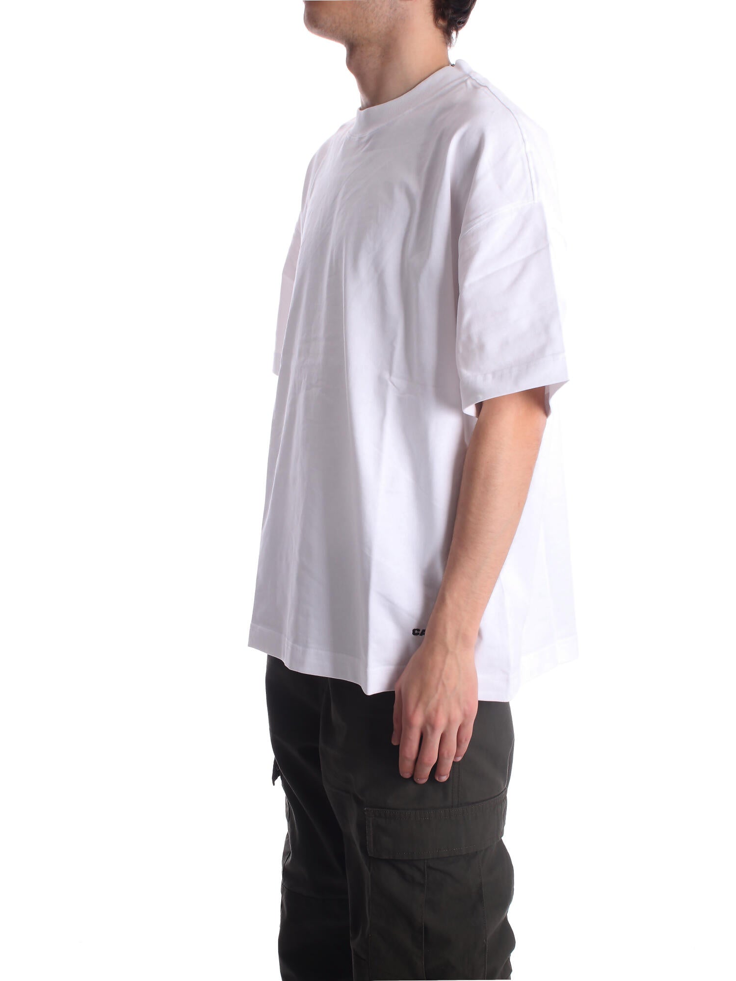 Image of CARHARTT WIP Uomo T-shirt I031373 00AXX S\slink script t-shirt White black