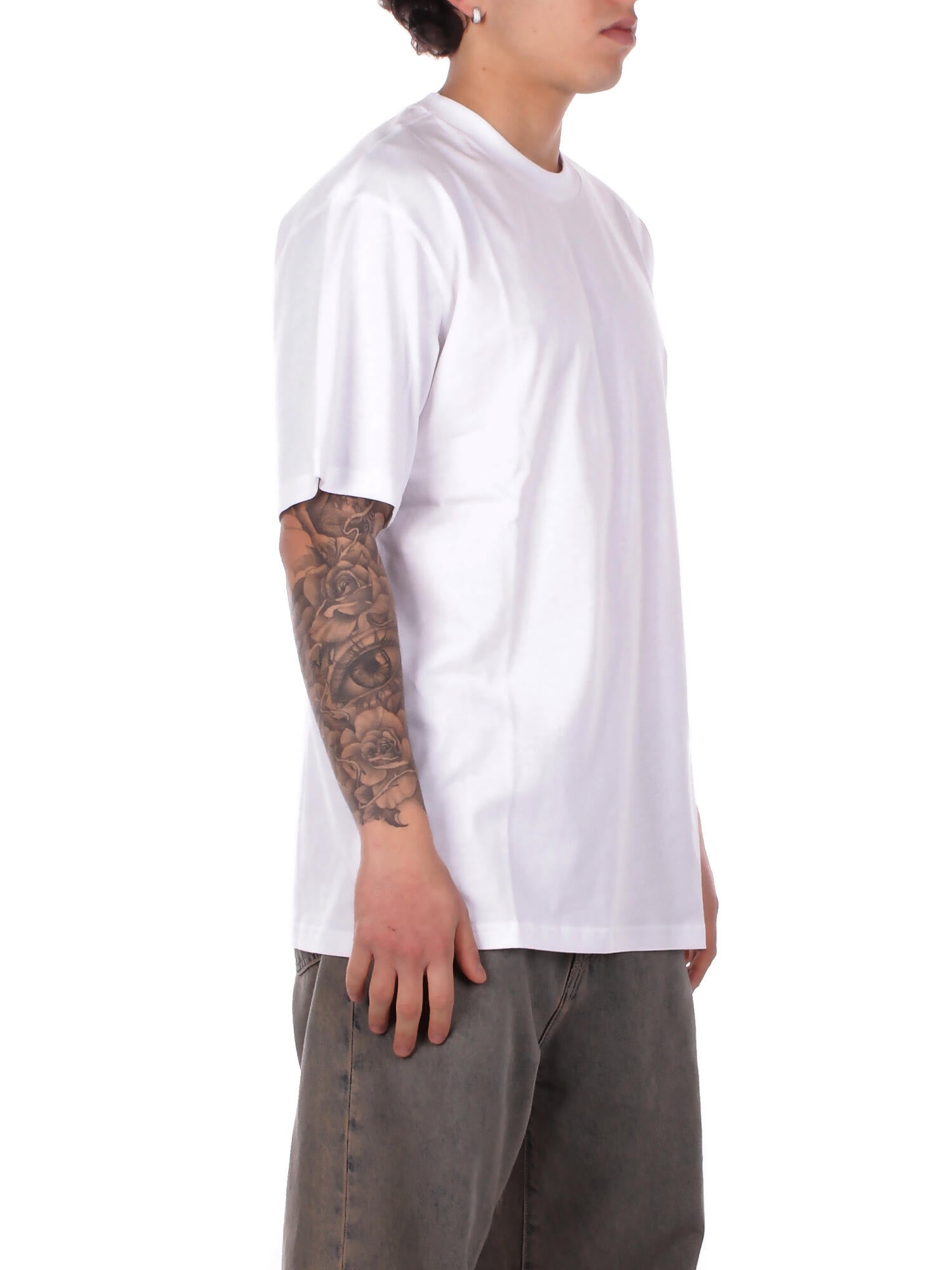 CARHARTT WIP Uomo T-shirt I033000 00AXX S\s madison t-shirt White black