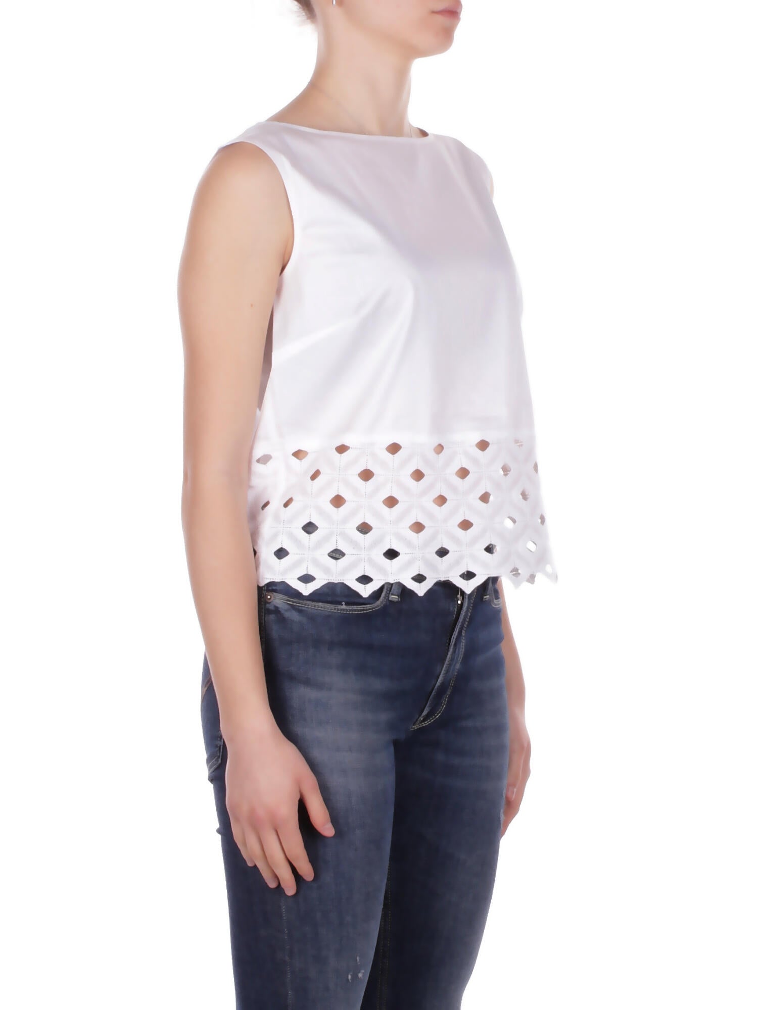 MAX MARA Donna Top 2616161039600 001 Bch maggio Bianco ottico