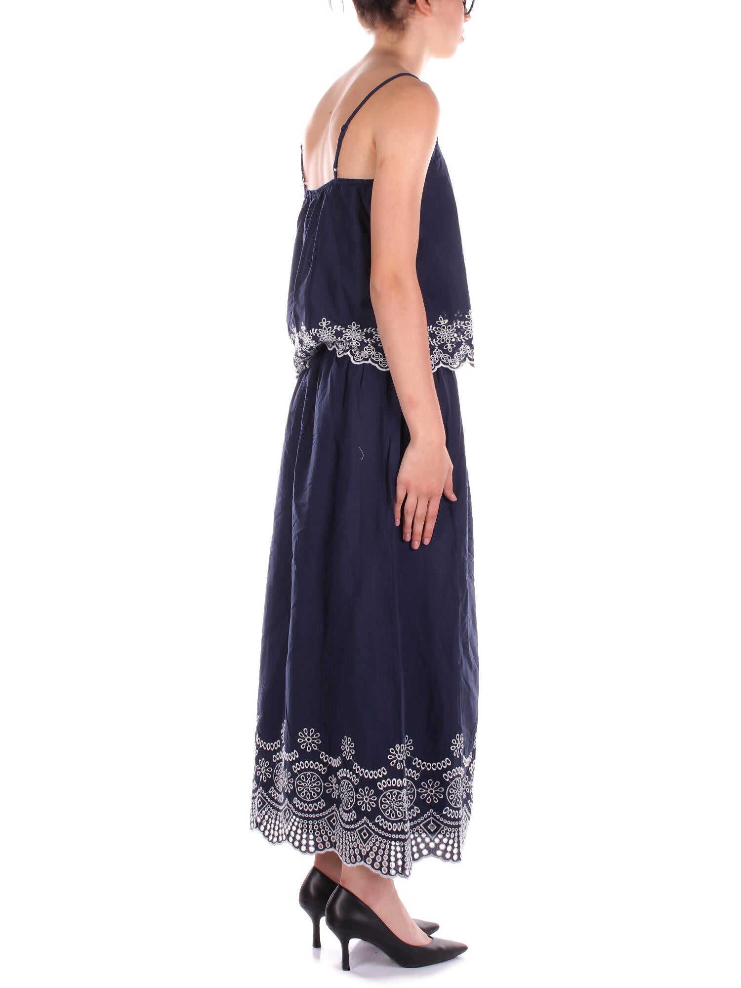 ONLY Donna Top 15313172 NAVAL Onllou life emb singlet ptm Blu