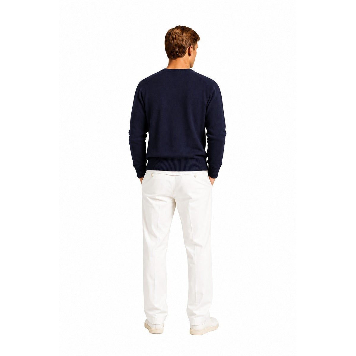 Maglia Uomo LACOSTE AH9914 166 in Blu