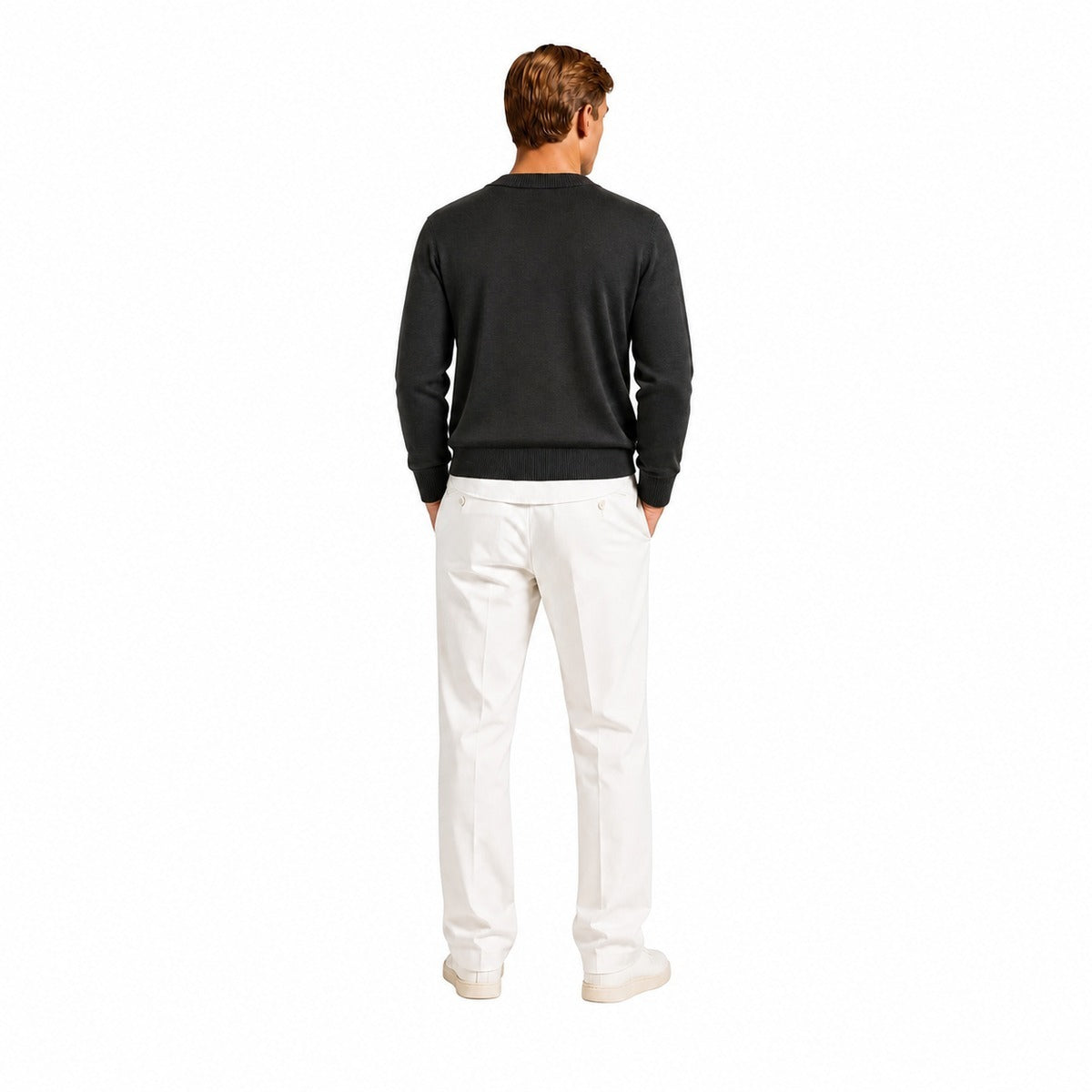 Maglia Uomo ALPHA STUDIO AU7005E 1010 Gardigan m/l Militare