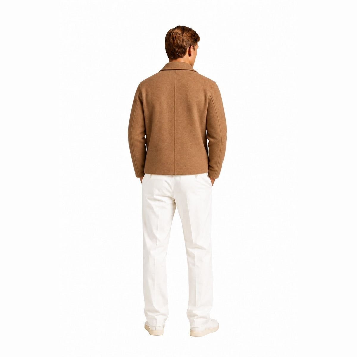 Giacca Uomo AMARANTO B6AC0001 ACU 62M in Colore Cammello
