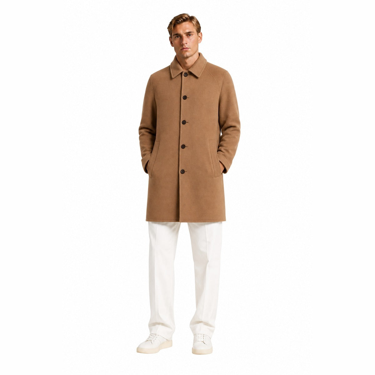 Cappotto Uomo AMARANTO B6AC0009 ACU 62M in Tonalità Cammello