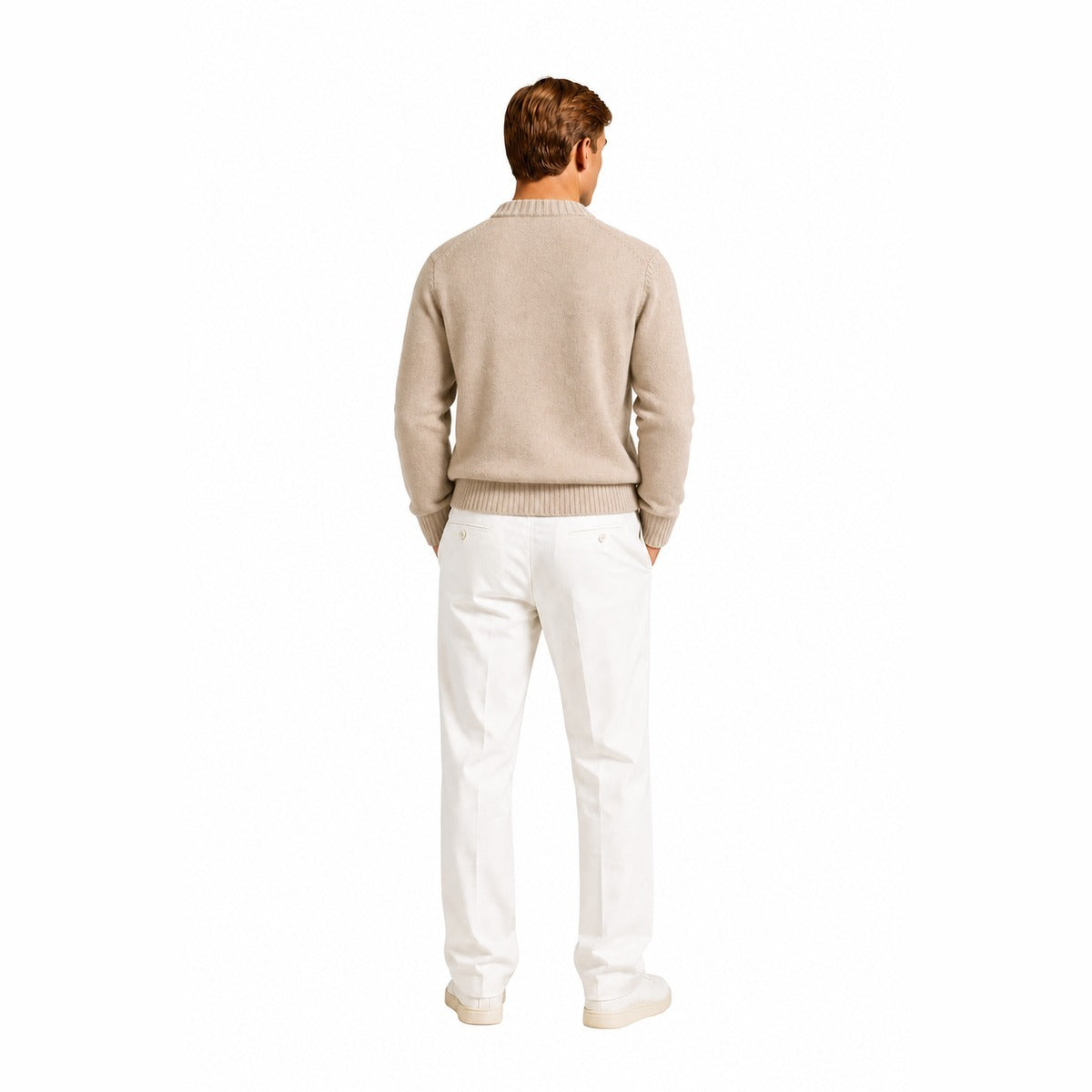 Maglia Uomo AMARANTO B9AC0007 ACU 04M Knitwear Avorio