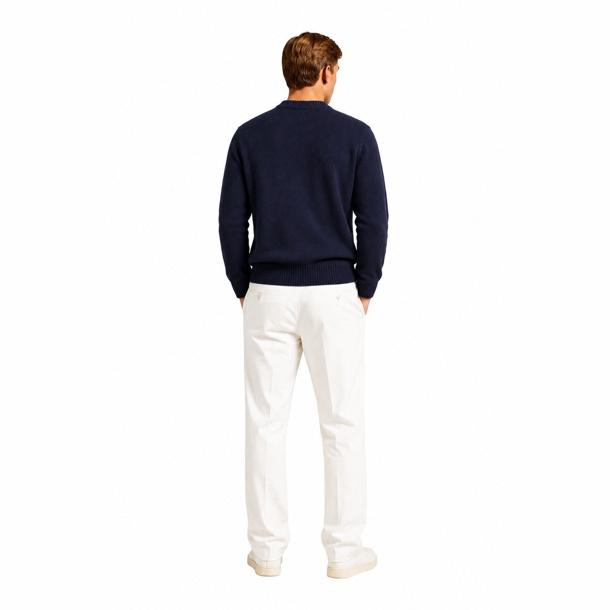 Maglia Uomo AMARANTO B9AC0007 ACU 89M Knitwear Navy
