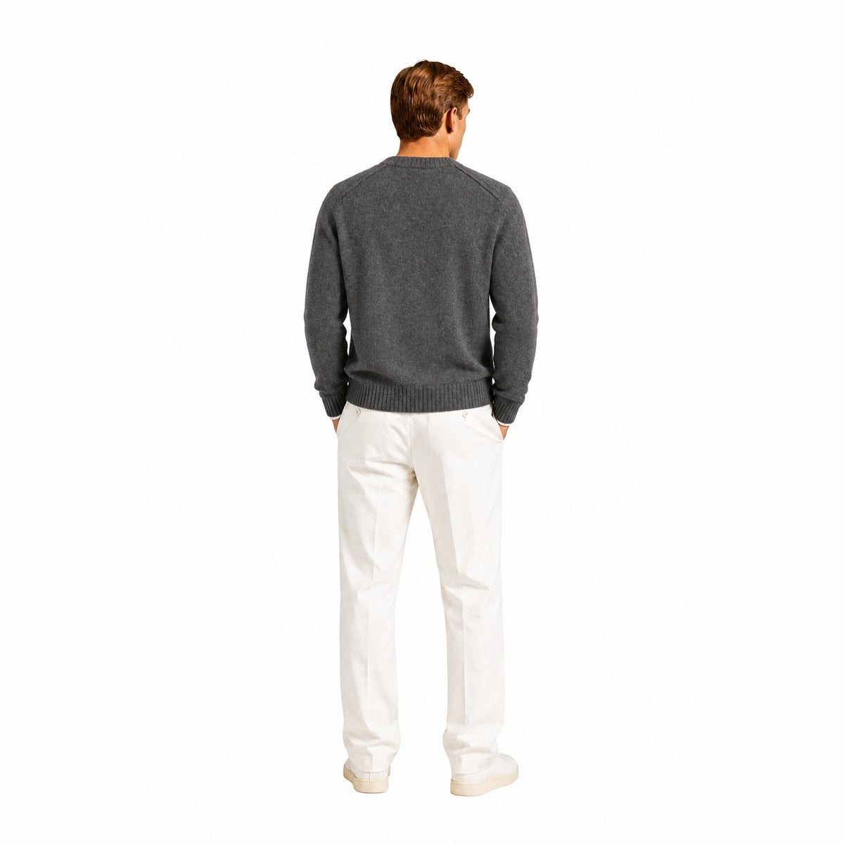 Maglia Uomo AMARANTO B9AC0007 ACU 97M Knitwear Cenere