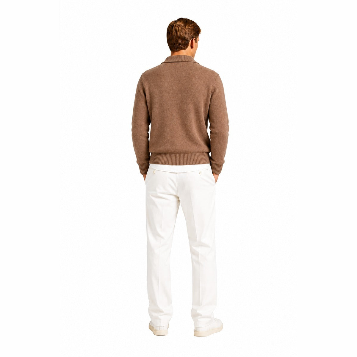 Maglia Uomo AMARANTO B9AC0008 ACU 62M Knitwear Cammello
