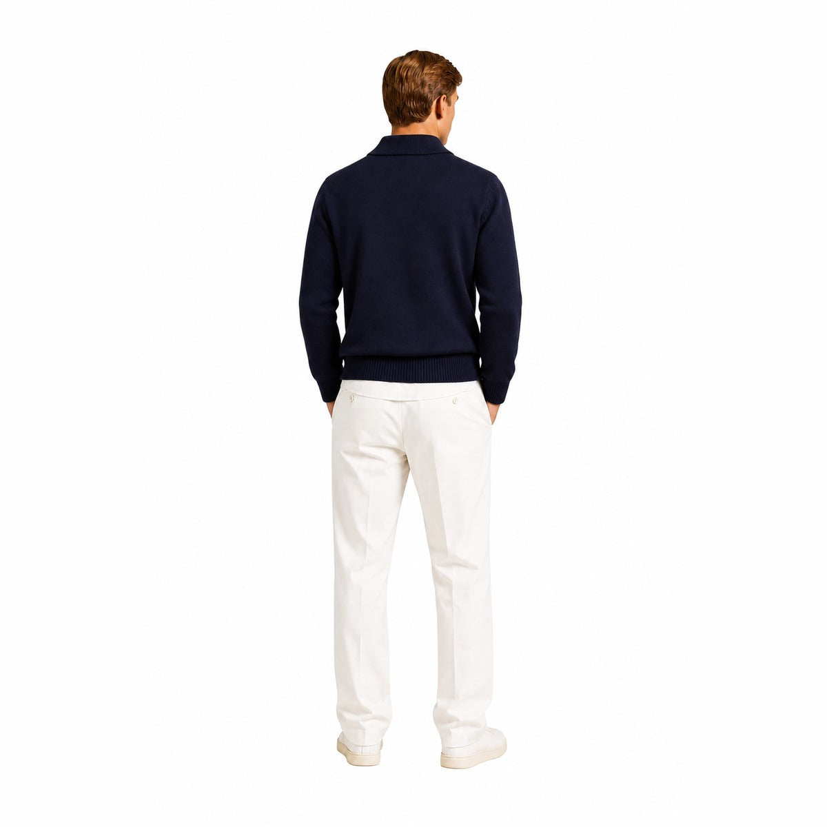 Maglia Uomo AMARANTO B9AC0008 ACU 89M Knitwear Navy