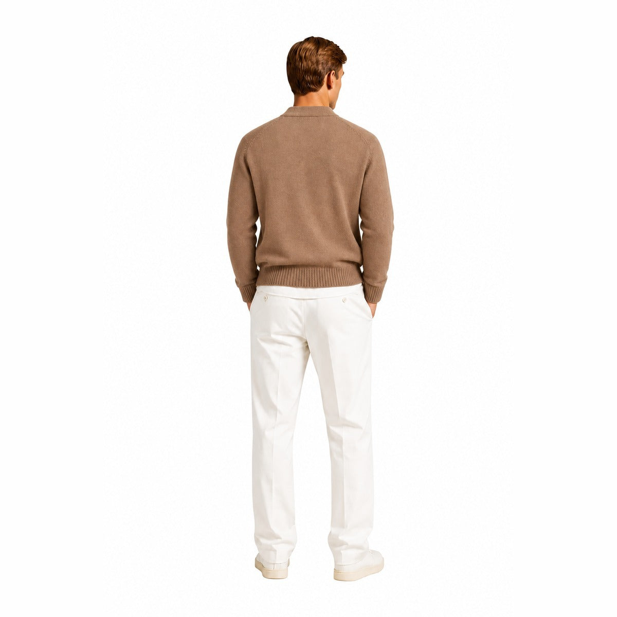 Maglia Uomo AMARANTO B9AC0009 ACU 62M Knitwear Cammello