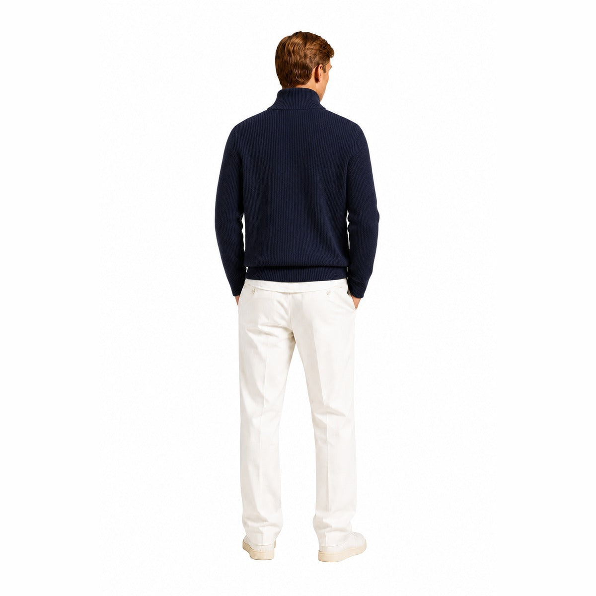 Maglia Uomo AMARANTO B9AC0011 ACU 89M Knitwear Navy
