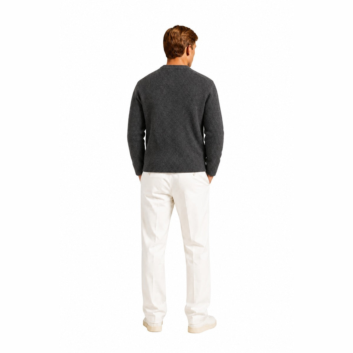 Maglia Uomo AMARANTO B9AC0012 ACU 97M Knitwear Cenere