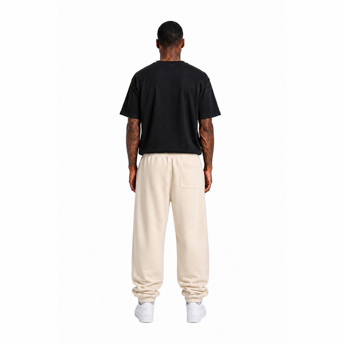Pantaloni Uomo Marcelo Burlon County of Milan F6CMMAFP103 412 Sweatpants - Colore Coconut