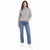 maglia-donna-cruise-ff1032-in-grigio-chiaro-con-dolcevita-e-motivo-a-trecce